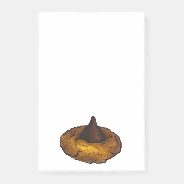 Peanut Butter Chocolate Blossom Backen Post-it Klebezettel (Vorderseite)