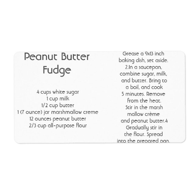 Peanut Butter Fudge (Vorne)