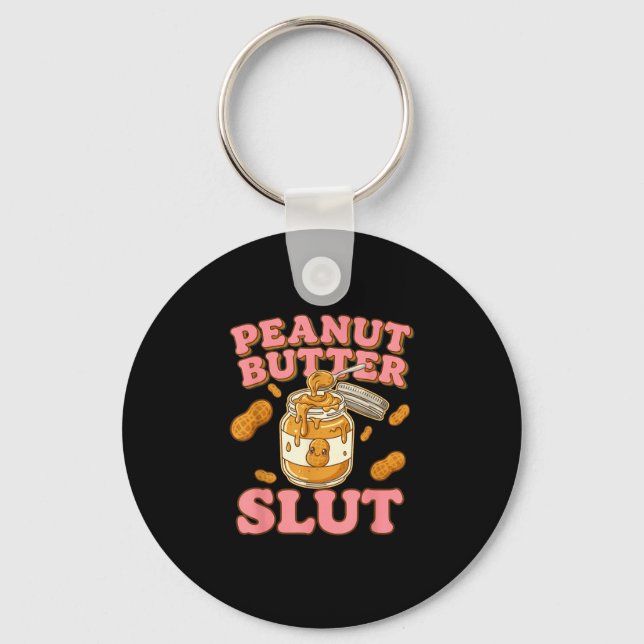 Peanut Butter Funny Peanut Butter Lovers Apparel  Schlüsselanhänger (Vorderseite)