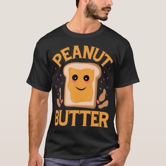 Peanut Butter Funny Peanut Lover Apparel Kids Todd T-Shirt (Vorderseite)
