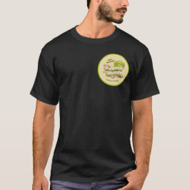 Peanut Butter Gelb Grün Logo Niedlich Schwarz T-Shirt