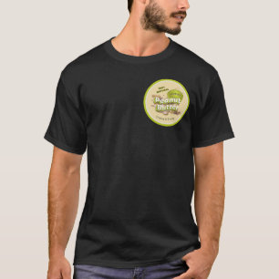 Peanut Butter Gelb Grün Logo Niedlich Schwarz T-Shirt