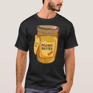 Peanut Butter Jar Jelly Food Graphic T-Shirt