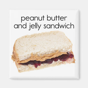 Peanut Butter & Jelly Sandwich Kühlschrank Magnet