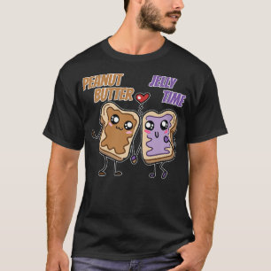 Peanut Butter Jelly Time Beste Freundin Liebe Matc T-Shirt