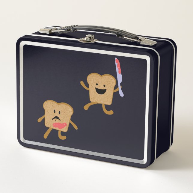 Peanut Butter & Jelly Time Metall Brotdose (Vorderseite)