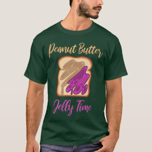 Peanut Butter Jelly Time Vibes Match Perfect Premi T-Shirt