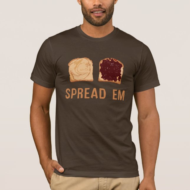 Peanut Butter & Jelly verbreiten "Em T-Shirt (Vorderseite)