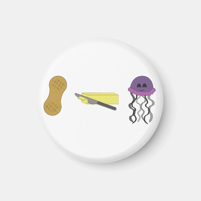 Peanut Butter Jellyfish Magnet (Vorne)