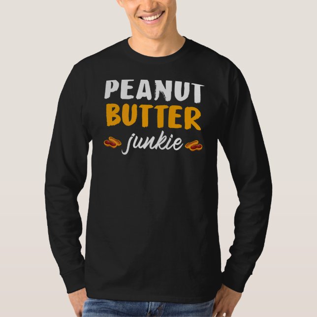 Peanut Butter Junkie Jelly Food Graphic T-Shirt (Vorderseite)