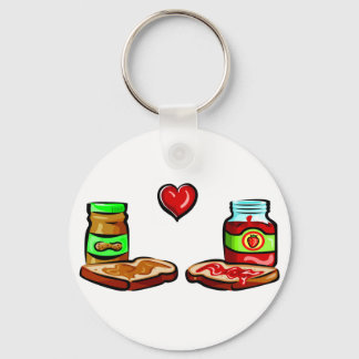 Peanut Butter Lieben Jelly Schlüsselanhänger