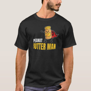 Peanut Butter Man Jelly Food Graphic T-Shirt