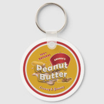 Peanut Butter Personalisiertes Logo Niedlich Rot u