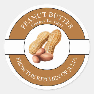 Peanut-Butter Runder Aufkleber