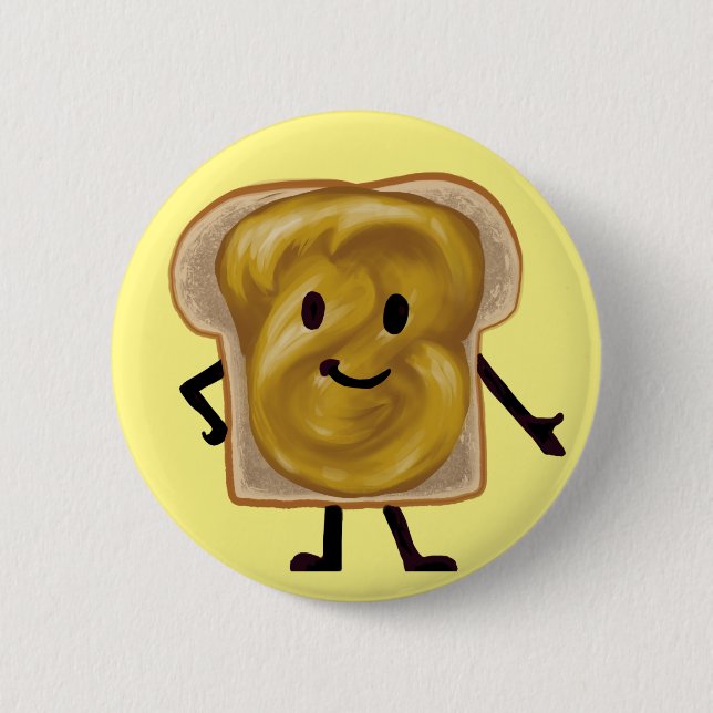 Peanut Butter Sandwich Buddy Button (Vorderseite)
