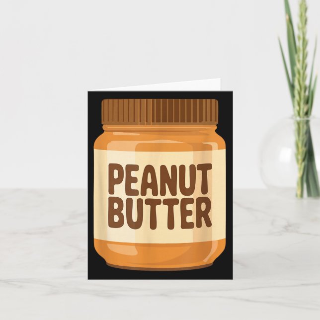 Peanut Butter Shirt Adult Men Women Kids Jelly Cos Karte (Vorderseite)