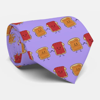 Peanut Butter und Jelly Fist Bump Freunde Toast Krawatte