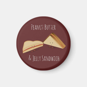Peanut Butter und Jelly Sandwich   Magnet