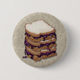 Peanut Butter und Jelly Sandwiches Button