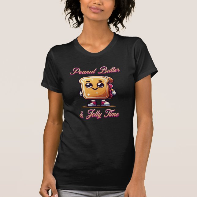 Peanut Butter und Jelly Time T-Shirt (Vorderseite)