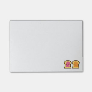 Peanut Butter und Jelly Toast Friends Post-it Note Klebezettel