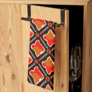 Peanut Butter und Strawberry Jam Seamless Patter Handtuch