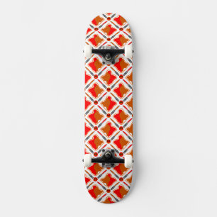 Peanut Butter und Strawberry Jam Seamless Patter Skateboard