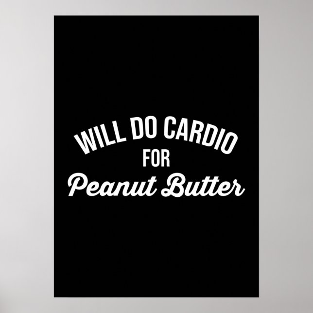 Peanut Butter - Witziges Poster (Vorne)