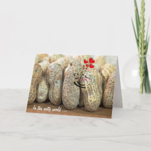 Peanut Couple Wedding Anniversary Karte