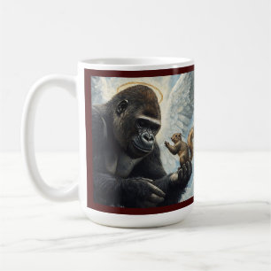 Peanut das Eichhörnchen und Harambe Nie vergessen Kaffeetasse