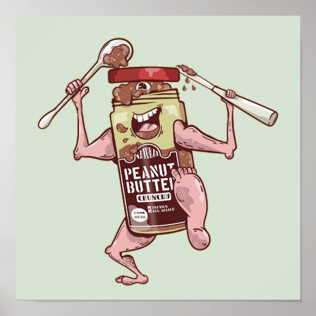 Peanut Putter Monster Poster (Vorne)