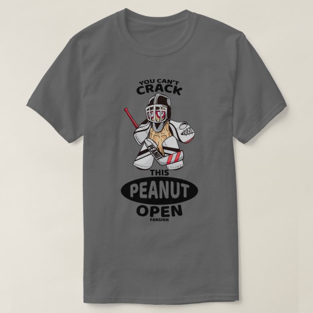 Peanut spielt Eishockey T-Shirt (Design vorne)