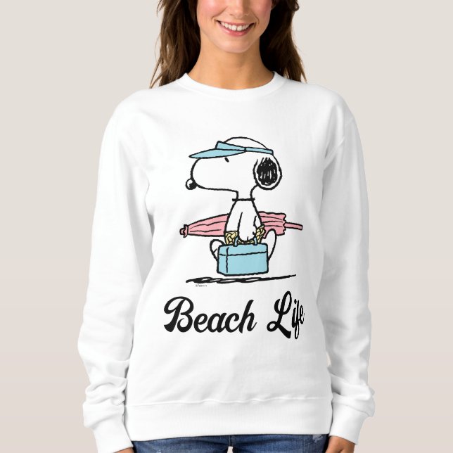 PEANUTS | Beach Bum Snoopy Sweatshirt (Vorderseite)