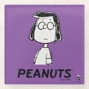 Peanuts Beständigkeit   Marcie Glasuntersetzer