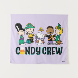 Peanuts Candy Crew Halloween-Gang Wandteppich