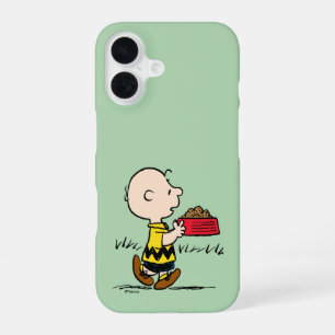 Peanuts Charlie Brown mit Snoopys Schüssel iPhone 16 Hülle