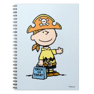 Peanuts Charlie Brown Pirat Halloween Notizblock