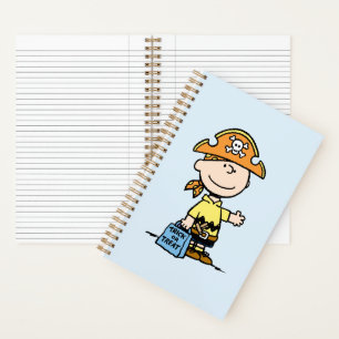 Peanuts Charlie Brown Pirat Halloween Notizbuch