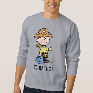 Peanuts Charlie Brown Pirat Halloween Sweatshirt