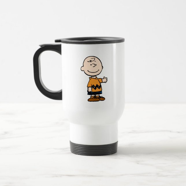 PEANUTS | Charlie Brown Reisebecher (Links)