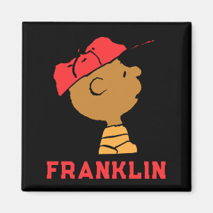 Peanuts Franklin Baseballkappe T-Shirt Magnet