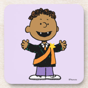 Peanuts Franklin Halloween-Vampir Getränkeuntersetzer