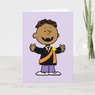 Peanuts Franklin Halloween-Vampir Karte