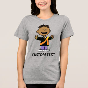 Peanuts Franklin Halloween-Vampir Tri-Blend Shirt