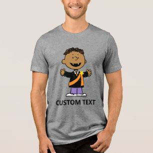 Peanuts   Franklin Halloween-Vampir Tri-Blend Shirt