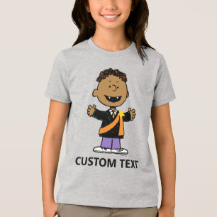 Peanuts Franklin Halloween-Vampir Tri-Blend Shirt