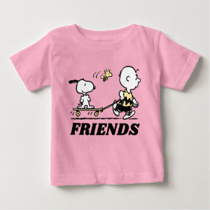 PEANUTS   Friends Skate Boarding Baby T-shirt