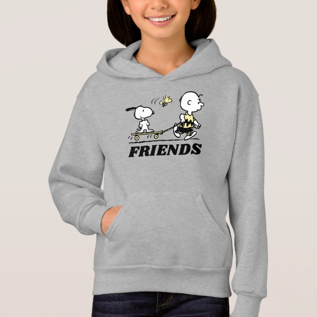 PEANUTS | Friends Skate Boarding Hoodie (Vorderseite)