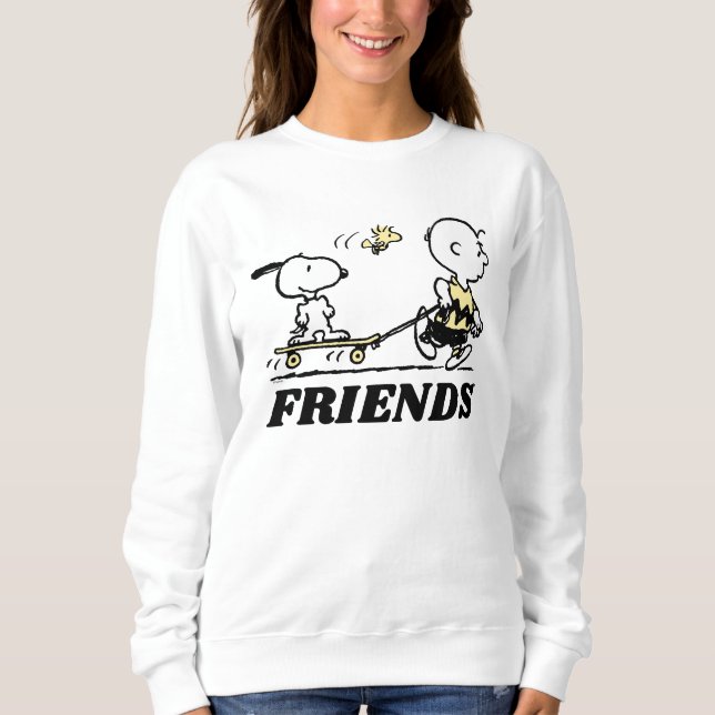 PEANUTS | Friends Skate Boarding Sweatshirt (Vorderseite)