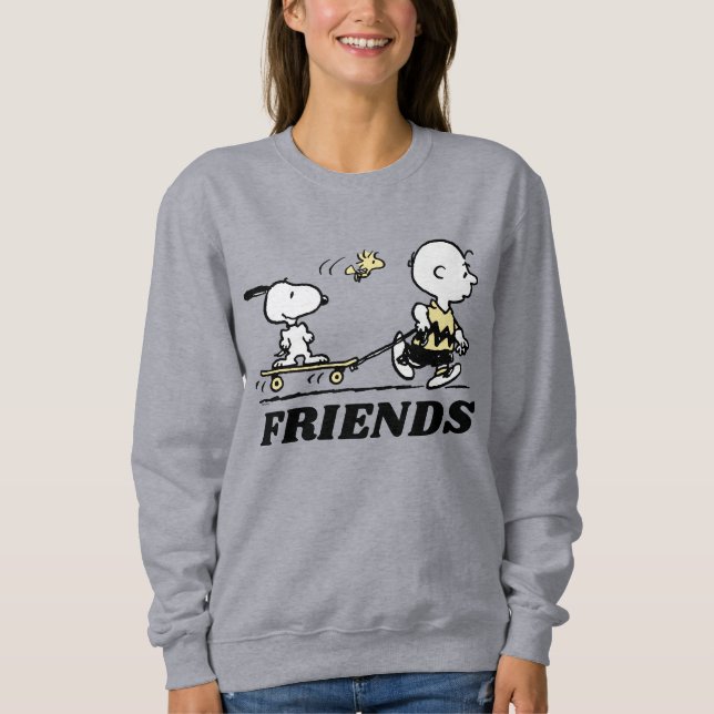 PEANUTS | Friends Skate Boarding Sweatshirt (Vorderseite)